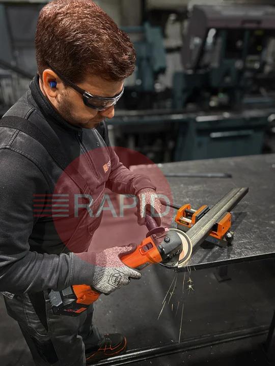 71221561000  FEIN CCG 18-115-12 AS Cordless 115mm 18V Angle Grinder, with Standard Switch (Bare Unit)